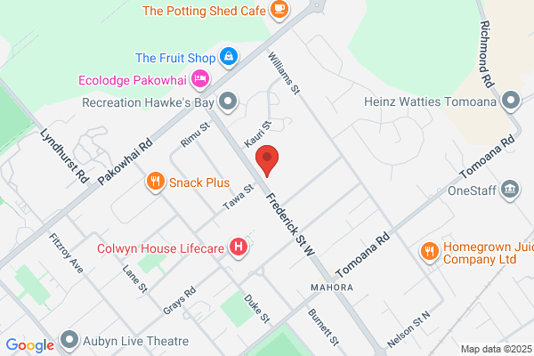 Map for Frederick Street Kindergarten