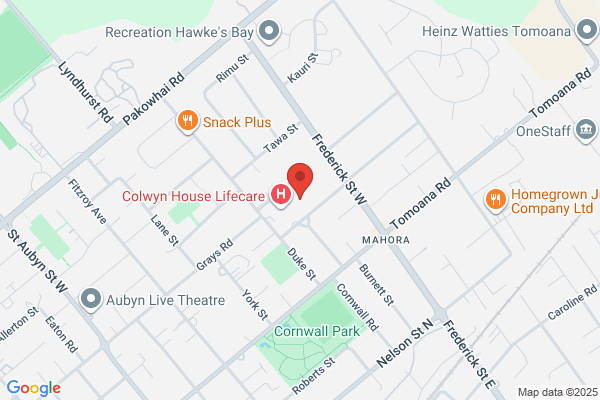 Map for Mahora Kindergarten