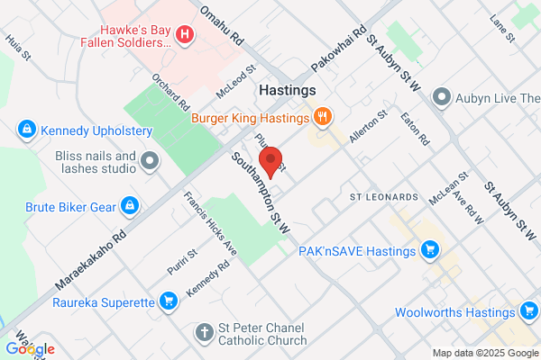 Map for Busy Bees Hastings