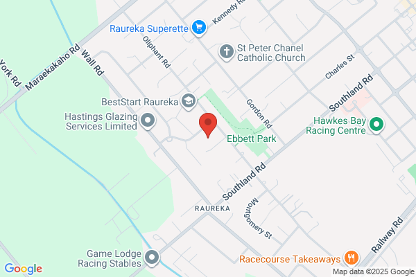 Map for Raureka Kindergarten