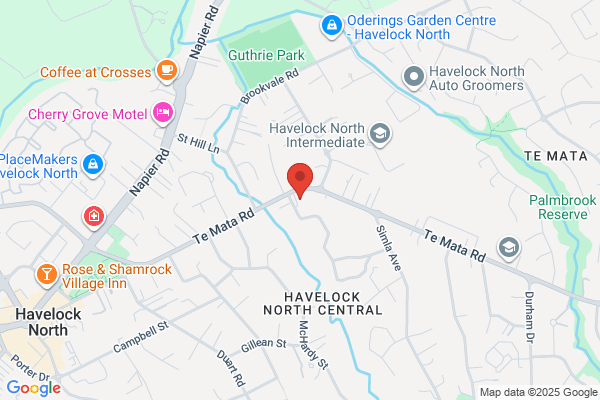 Map for Busy Bees Havelock North