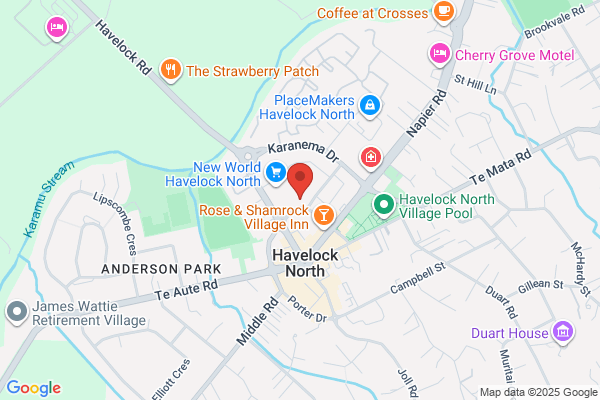 Map for Havelock North Playcentre