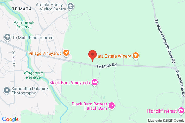 Map for Āwhina Te Mata