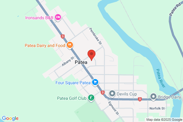 Map for Patea Kindergarten