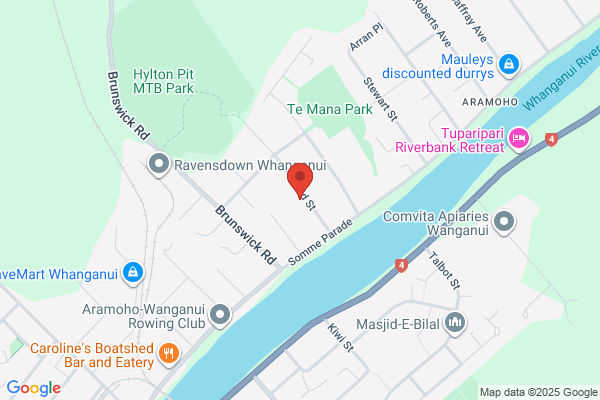 Map for Aramoho Kindergarten