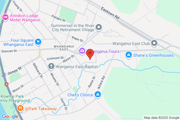 Map for Eastside Playcentre