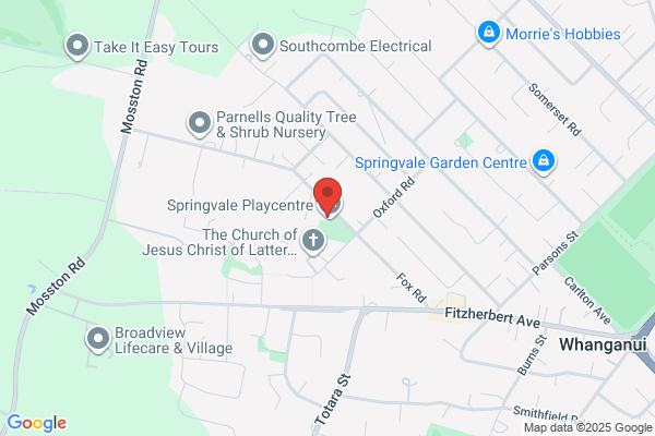 Map for Springvale Playcentre