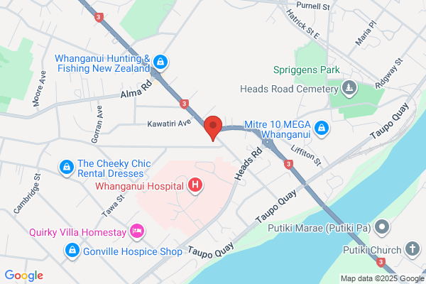 Map for Mamma Bear Whanganui