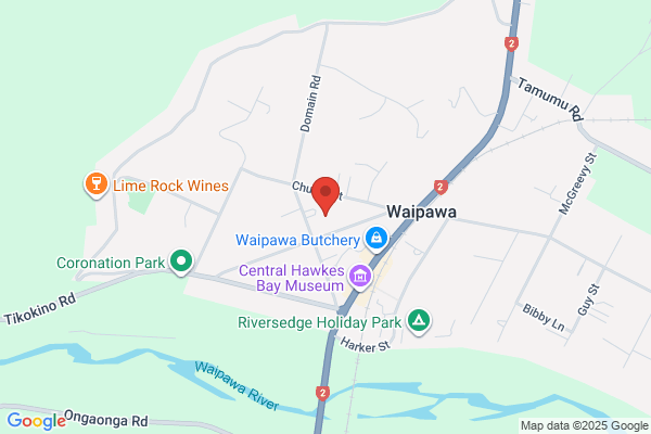 Map for Waipawa Kindergarten
