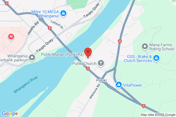 Map for Te Kōhanga Reo o Pūtiki Wharanui