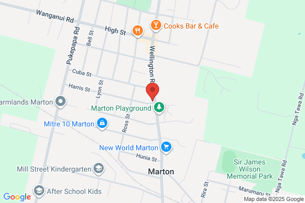 Map for All About Children - Marton