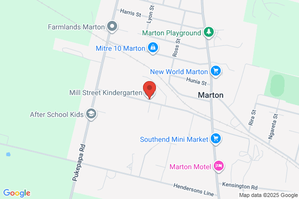 Map for Mill Street Early Learning