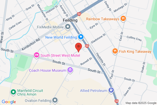 Map for Busy Bees Feilding