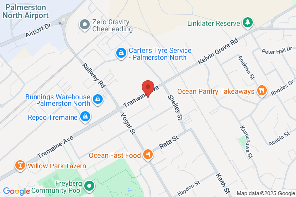 Map for Barnardos Early Learning Centre Palmerston North