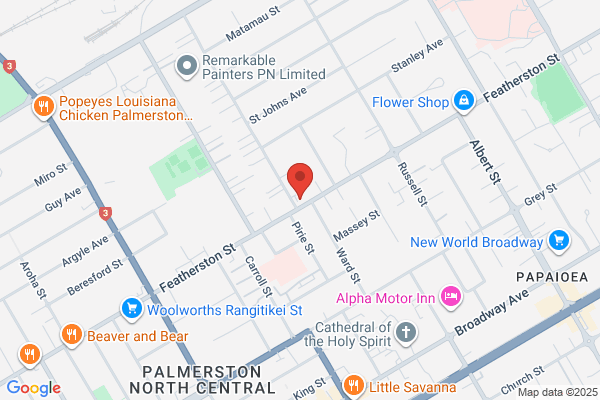 Map for Kindercare Learning Centres - Palmerston North