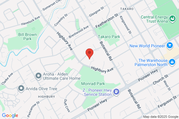 Map for Takaro Kindergarten