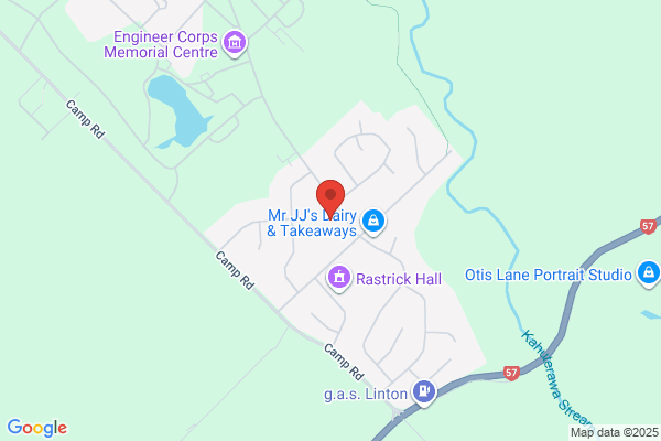 Map for Ruahine Linton Camp Early Learning