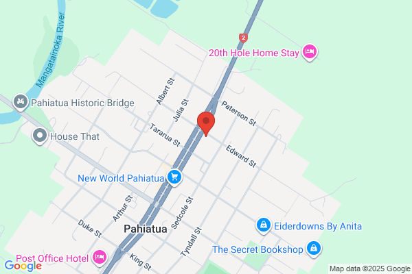 Map for Busy Bees Pahiatua