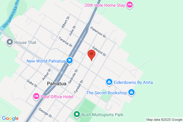 Map for Pahiatua Early Learning