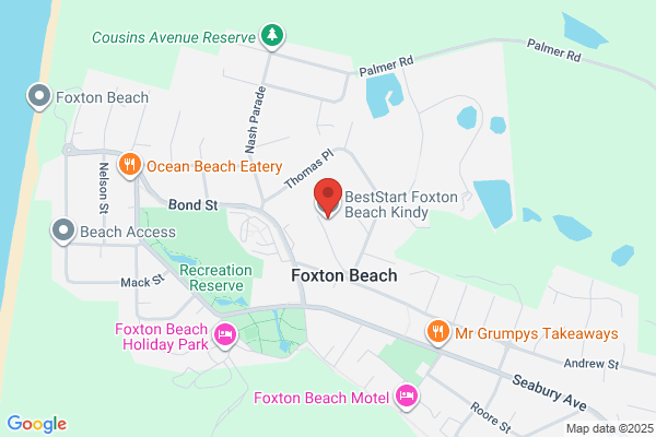 Map for BestStart Foxton Beach Kindy