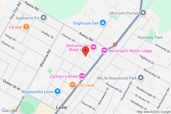 Map for Levin Playcentre Incorporated