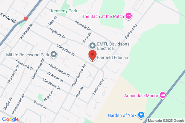 Map for Fairfield Educare Ltd