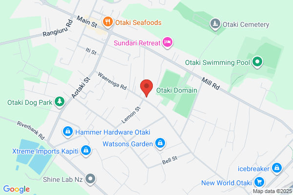 Map for Ōtaki Kindergarten