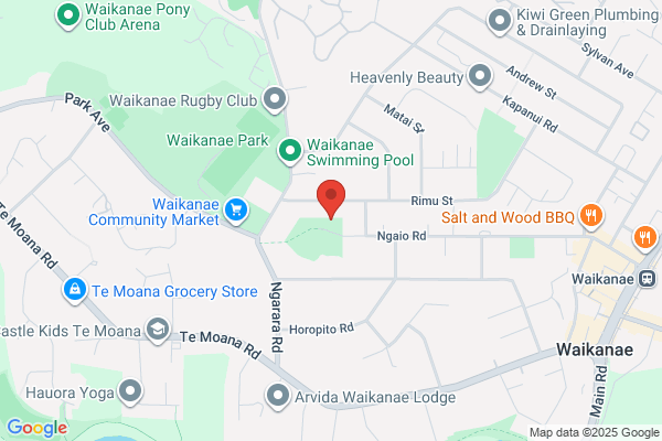Map for Waikanae Kindergarten