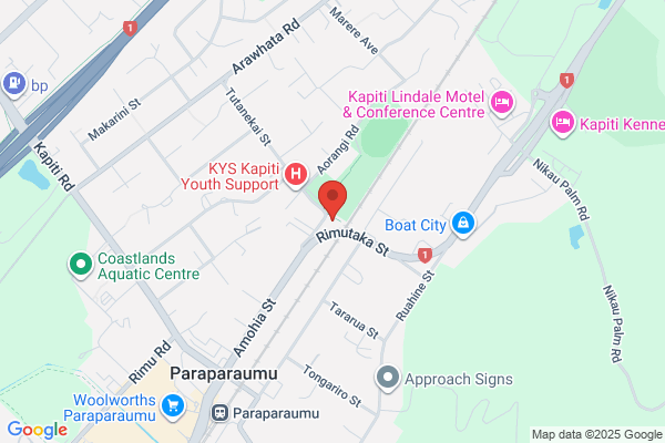 Map for Magic Sparks Kāpiti Ltd