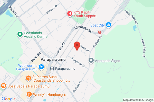 Map for Educare Kāpiti