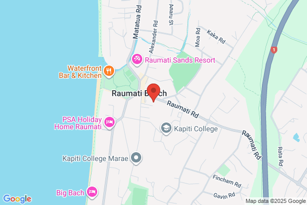 Map for Kāpiti Children's Centre