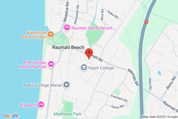 Map for Raumati Beach Kindergarten