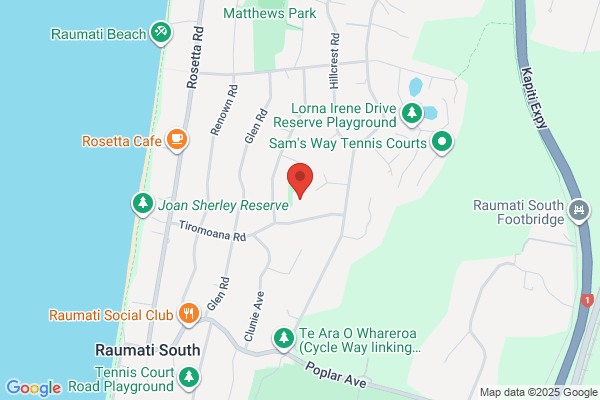 Map for Raumati South Kindergarten