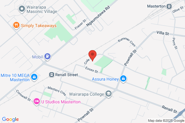 Map for Masterton West Kindergarten