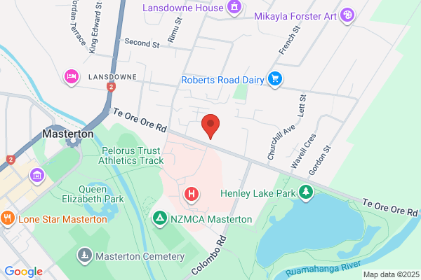 Map for Busy Bees Masterton