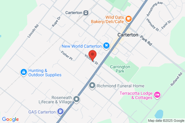 Map for Carterton Kindergarten