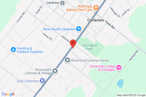Map for Busy Bees Carterton