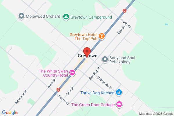 Map for Greytown Early Years Incorporated