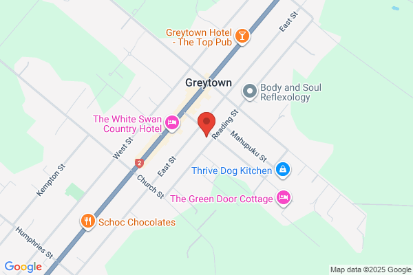 Map for Greytown Kindergarten