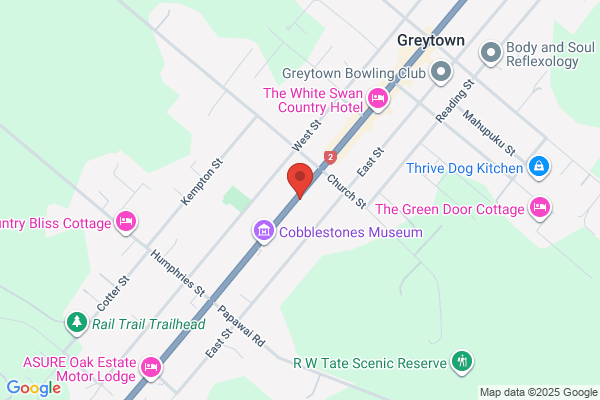 Map for Busy Bees Greytown