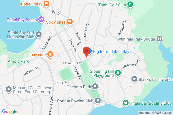 Map for All About Children - Titahi Bay