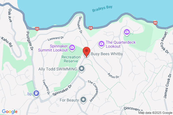 Map for Busy Bees Whitby