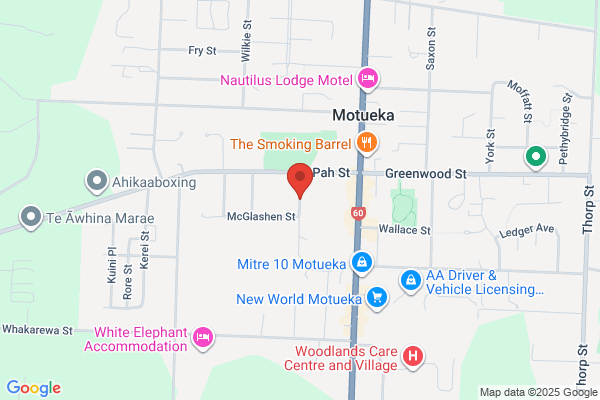 Map for Motueka Kindergarten