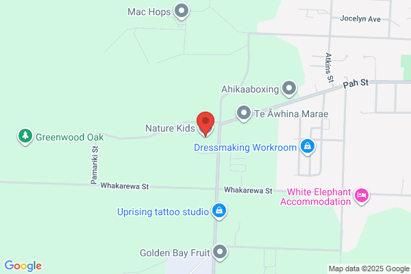 Map for Nature Kids Motueka