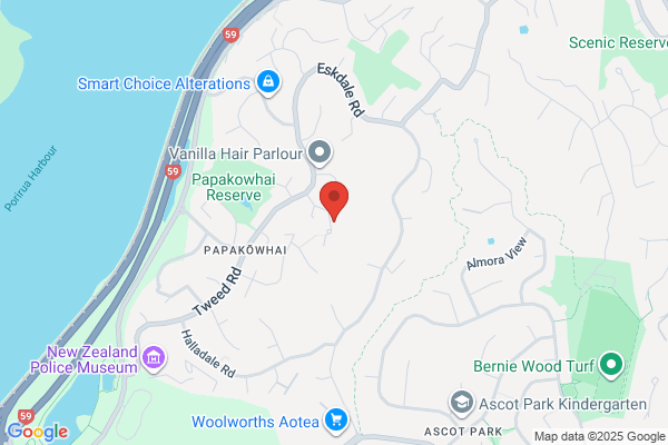 Map for Papakōwhai Kindergarten