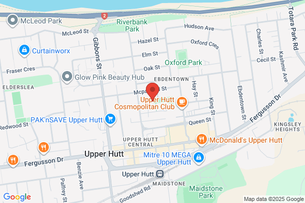 Map for Upper Hutt Kindergarten