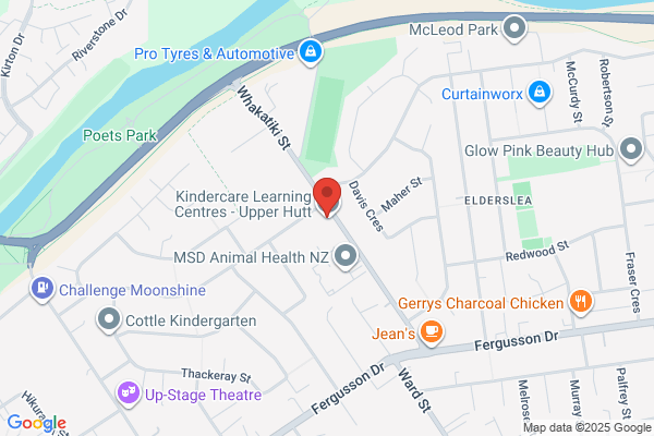 Map for Kindercare Learning Centres Whakatiki