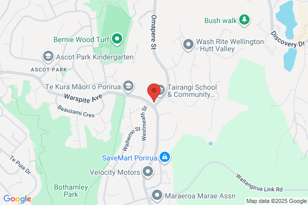 Map for Tairangi Kindergarten