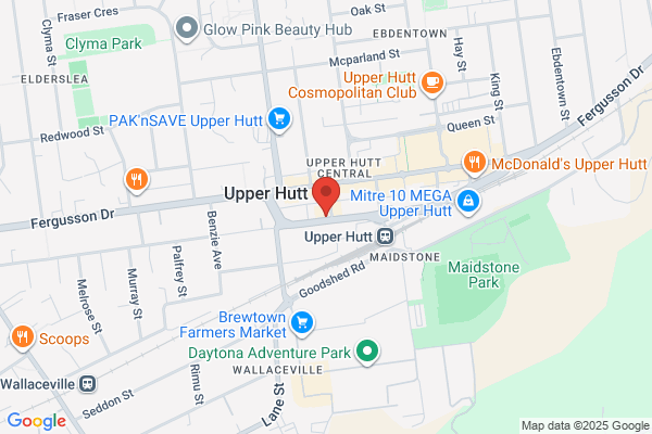 Map for Active Explorers Upper Hutt