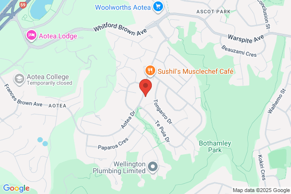 Map for Kindercare Learning Centres (Aotea)